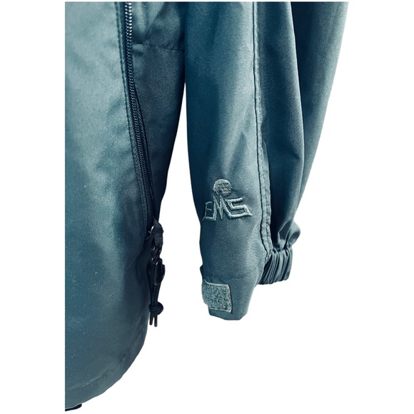 EMS Anorak Raincoat Forest Green Hooded Size Small - Picture 4 of 9